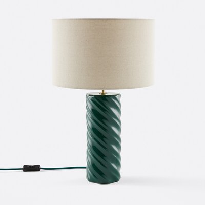 Lampe à poser céramique et lin, Dehen LA REDOUTE INTERIEURS