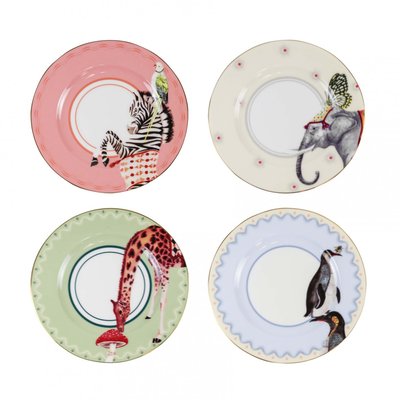 Set 4 assiettes Animaux YVONNE ELLEN