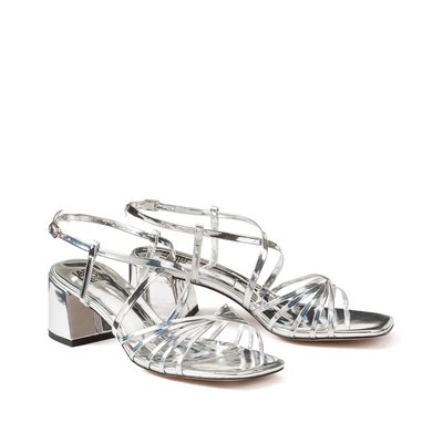 Sandales fines brides miroir à talon LA REDOUTE COLLECTIONS