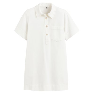 Платье короткое из денима LA REDOUTE COLLECTIONS