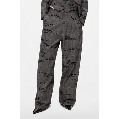 Pantalon long à carreaux DESIGUAL