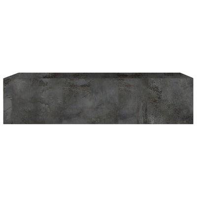 Élément mural TV horizontal finition béton L138 cm ETERNEL MILIBOO