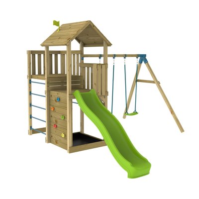 Aire jeux double plateforme SARRIETTE TP TOYS
