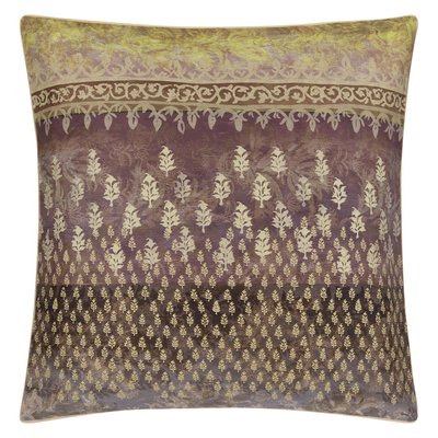Taie d'oreiller imprimée en satin de coton, KASAVU DESIGNERS GUILD