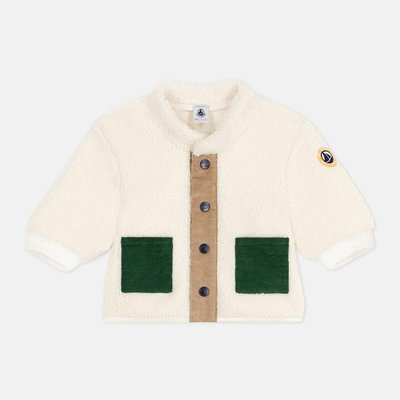 Veste sherpa boutonnée PETIT BATEAU