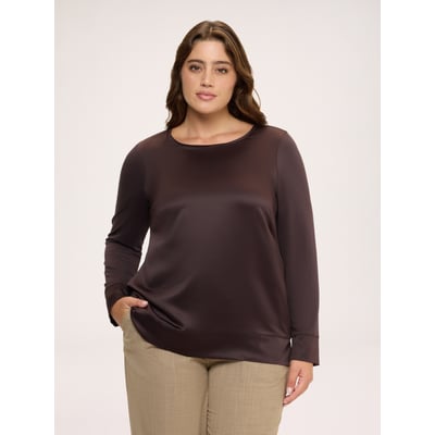 T-shirt bimatière FIORELLA RUBINO