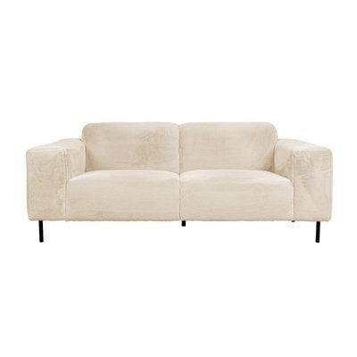 Canapé 2,5 places en tissu doux - QUADRO MATHI DESIGN