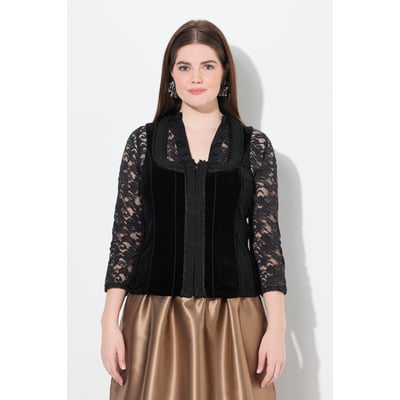 Corsage traditionnel, slim, encolure carrée ULLA POPKEN