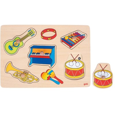 Puzzle sonore instruments de musique GOKI