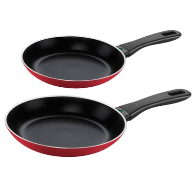 Set de poêles 20, 24 cm Rouge foncé Caprera BALLARINI