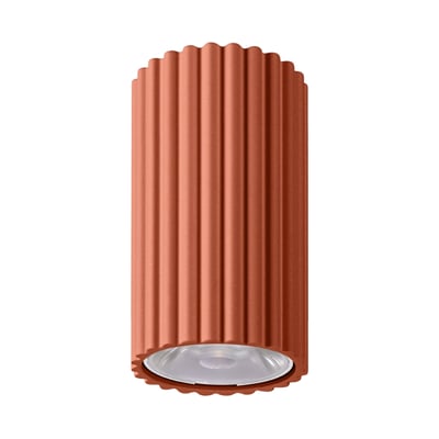 Plafonnier Aluminium Ocre Rouge LED 1 Ivar EDEN