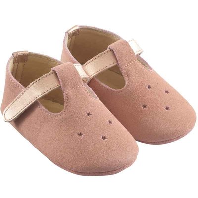 Chaussures bébé cuir souple Star TICHOUPS