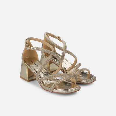 Sandales à talons avec strass et boucle ALMA EN PENA