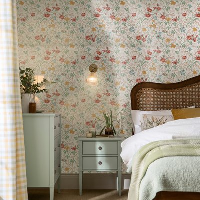 Papier peint fleurs délicates Shropshire LAURA ASHLEY