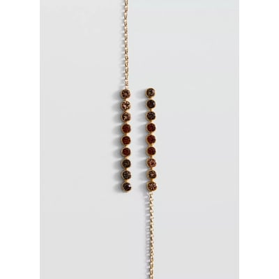 Boucles d'oreilles pendantes cristaux MANGO