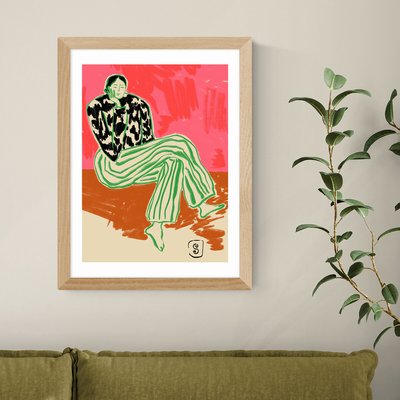 Calm Woman by Sandra Poliakov EAST END PRINTS
