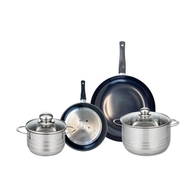 Batterie 2 poêles 20/28cm + 2 faitouts 16/20cm PRIMA BRILLANT ELO