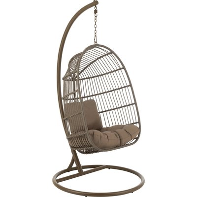 Fauteuil suspendu design acier et corde  pour détente RECOLLECTION