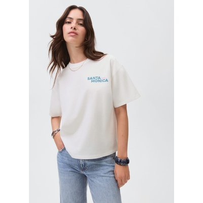 T-shirt imprimé manches courtes MANGO TEEN