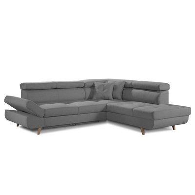 Canapé d'Angle Convertible en Tissu 5 places - LINEA LISA DESIGN