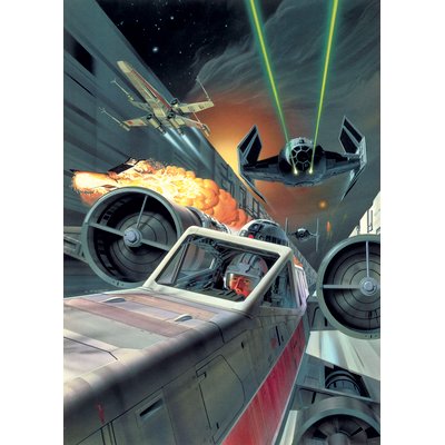 Papier peint Komar - Star Wars Classic Death Star Trench Run - 200 x 280 cm HEXOA