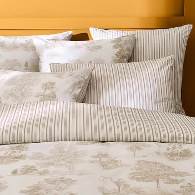 Taie d'oreiller percale de coton POESIE GARNIER THIEBAUT