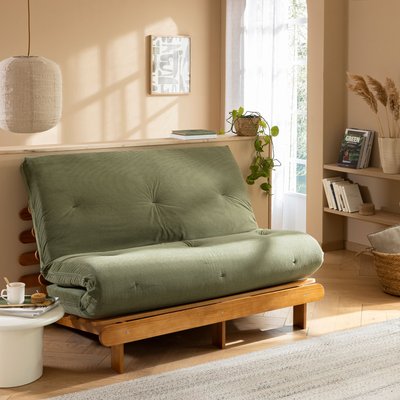 Matelas futon latex ferme velours côtelé TERRE DE NUIT