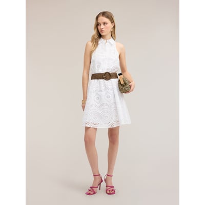 Robe chemise en broderie anglaise MOTIVI