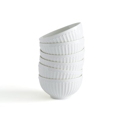 Lot de 6 bols en porcelaine, Jewely LA REDOUTE INTERIEURS