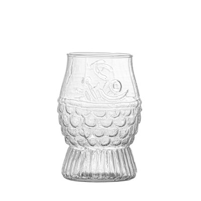 Verre à eau design poisson  Kadir BLOOMINGVILLE