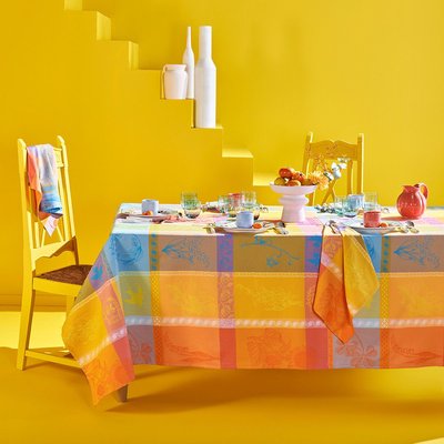 Nappe pur coton MILLE PORTE BONHEUR GARNIER-THIEBAUT