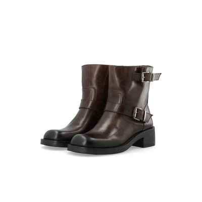 bottines motardes BIANCO BIANCO