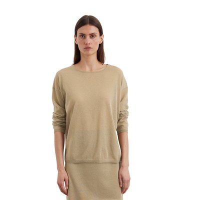 Pull-over en maille fine oversize en mélange de coton organique MARC O'POLO