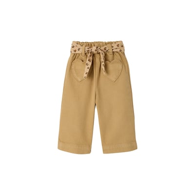 Pantalon large ceinture à nouer VERTBAUDET