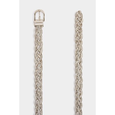 Ceinture tressée strass MORGAN