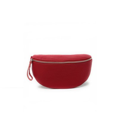 Sac banane en cuir grainé italien LOU OH MY BAG