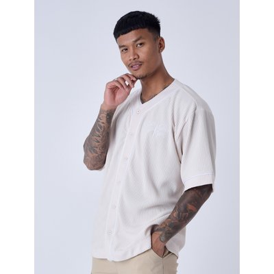 Chemise style Maillot de baseball en matière texturé PROJECT X
