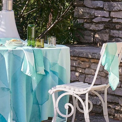 Serviette lin & coton lavé AQUA GARNIER THIEBAUT