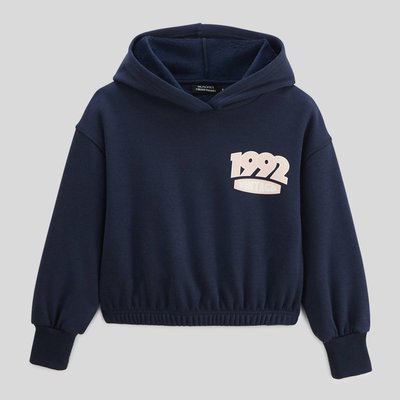 Sweat à capuche imprimé et doublé MONOPRIX