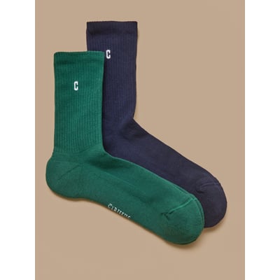 Chaussettes  : lot de 2 - Cyrillus X les 3 Tricoteurs CYRILLUS