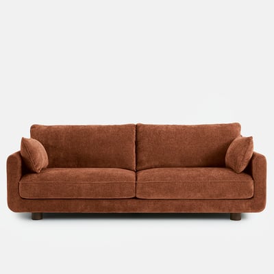Divano dritto a 2, 3, 4 o 5 posti in ciniglia jacquard, EMILIO LA REDOUTE INTERIEURS