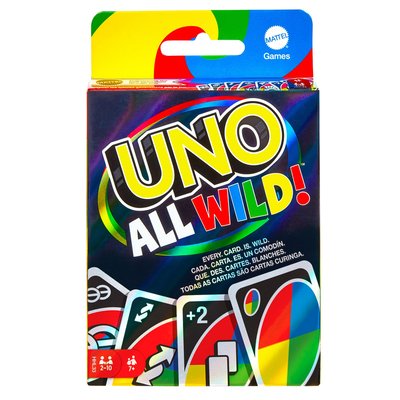 Mattel games - uno all wild - jeu de cartes - dès 7 ans MATTEL
