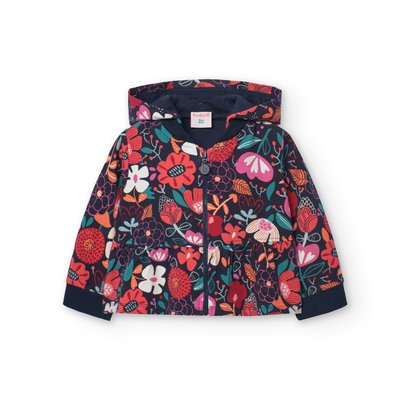 Veste à capuche et volant décoratif BOBOLI