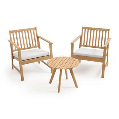 Set de salon de jardin en acacia, Balias LA REDOUTE INTERIEURS