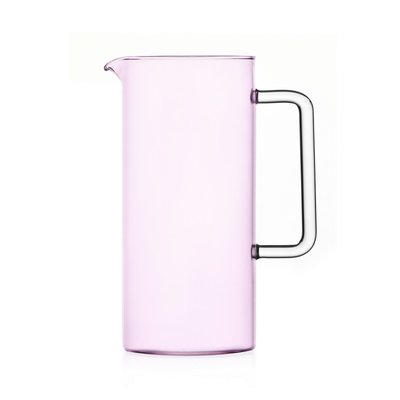 Carafe à eau design droite verre  Tube ICHENDORF