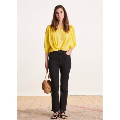Jean cropped en coton biologique LA FEE MARABOUTEE