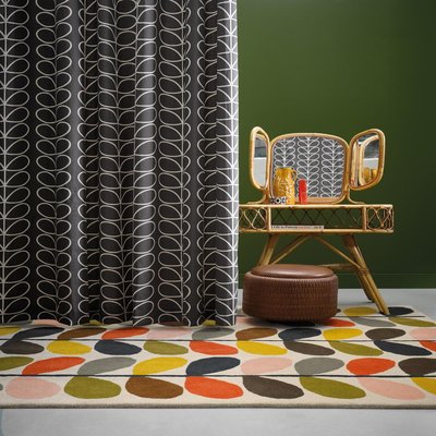 Tapis salon et chambre fait à la main en laine motif seventies MULTEM UN AMOUR DE TAPIS