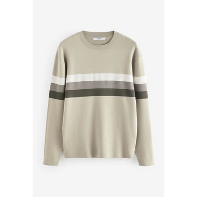 Pull ras du cou standard à rayures NEXT