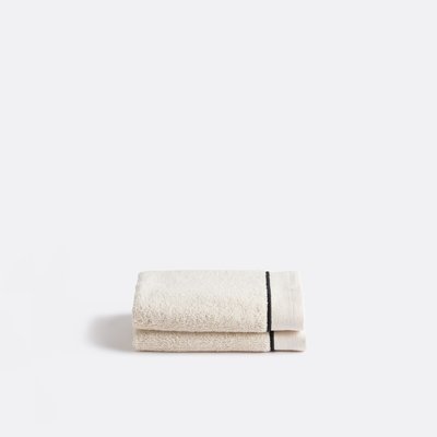 Lot de 2 serviettes invités Victor 675 g/m2 LA REDOUTE INTERIEURS