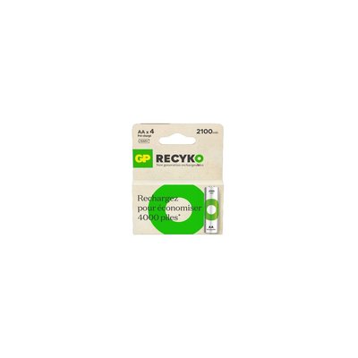 Pile rechargeable LR06 ReCyckO lot de 4 2100mAh GPE